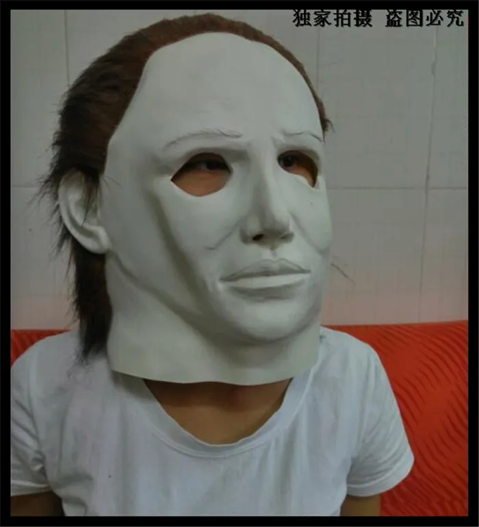 Лидер продаж Halloween Party Косплэй Майкл Майерс Стиль Хэллоуин ужас Маска латекс
