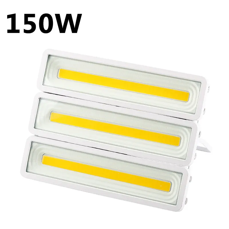 White 150W Проектор для безопасности, светодиодный прожектор, отражатель, светильники, 220 В, уличный светодиодный прожектор, 50 Вт, 100 Вт, 150 Вт, 200 Вт, водонепроницаемый прожектор - Испускаемый цвет: White 150W