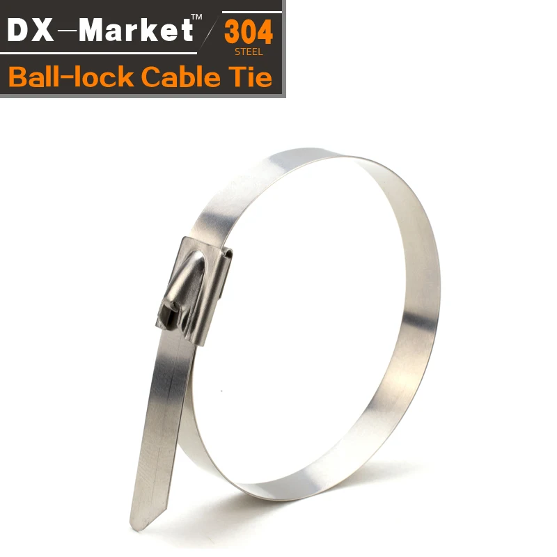 5*850 100 шт. самоблокирующиеся хомуты из нержавеющей стали 304|self tie|self lockingties ties |