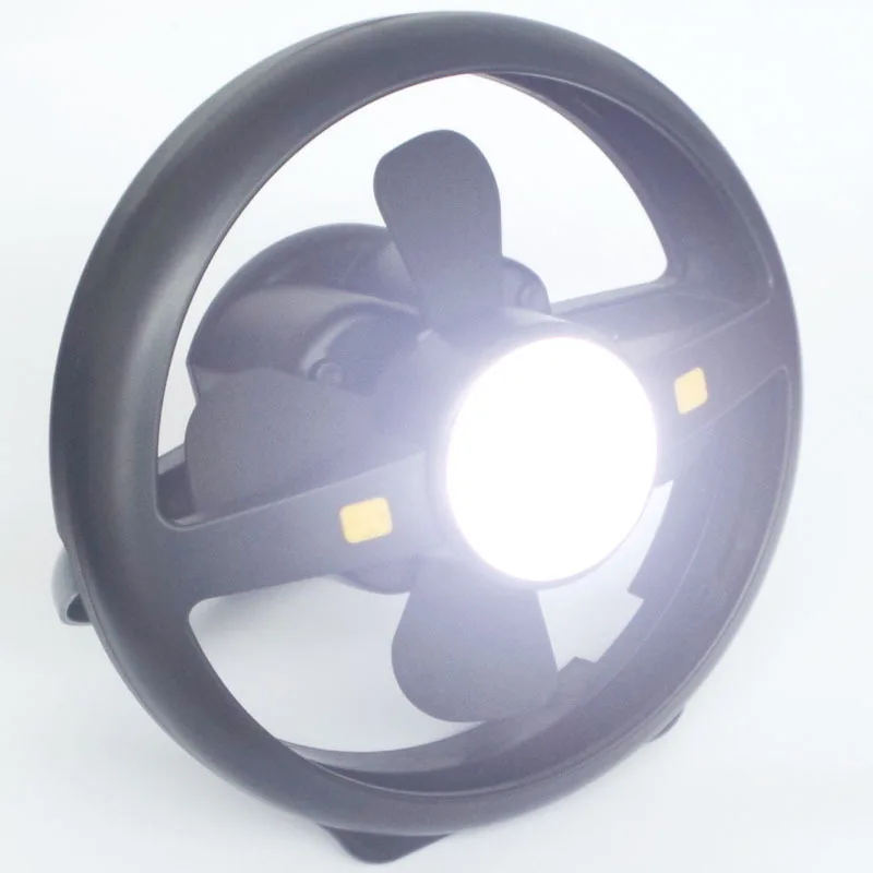 Portable Outdoor Camping Light With Ceiling Fan Lanterna USB Rechargeable Tent 10 LED Work Torch Power Bank Function | Освещение