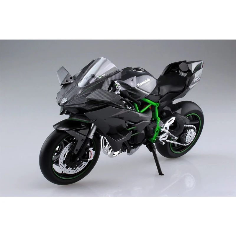OHS Aoshima 104576 1/12 Ninja H2R гонка Ver. Масштаб готовой Литая модель мотоцикла