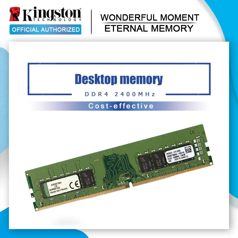 Оригинальная оперативная память Kingston 2400 МГц 4 ГБ 8 16 игровая Intel DDR4 1 2 в 288 контактов