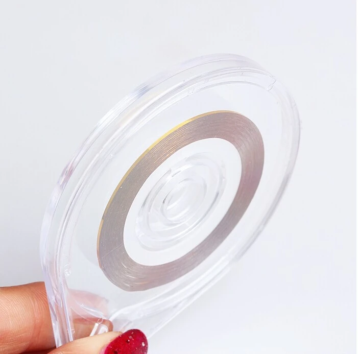 

lowest price best quality 10pcs/lot Nail Art Striping Tape Line Case Tool Sticker Box Holder [Striping Tape Line Box Holder]