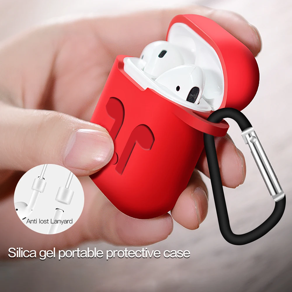 360 Защитная крышка для Apple аксессуары для airpods Чехол Air стручки защита для наушников на i9s i10 i11 i13 i19 наушники-вкладыши TWS с подвесной чехол для троса