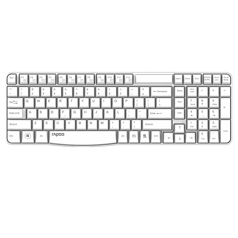 RAPOO X1800S USB 2 4G Беспроводная оптическая мышь и клавиатура Combo 1000 точек/дюйм для