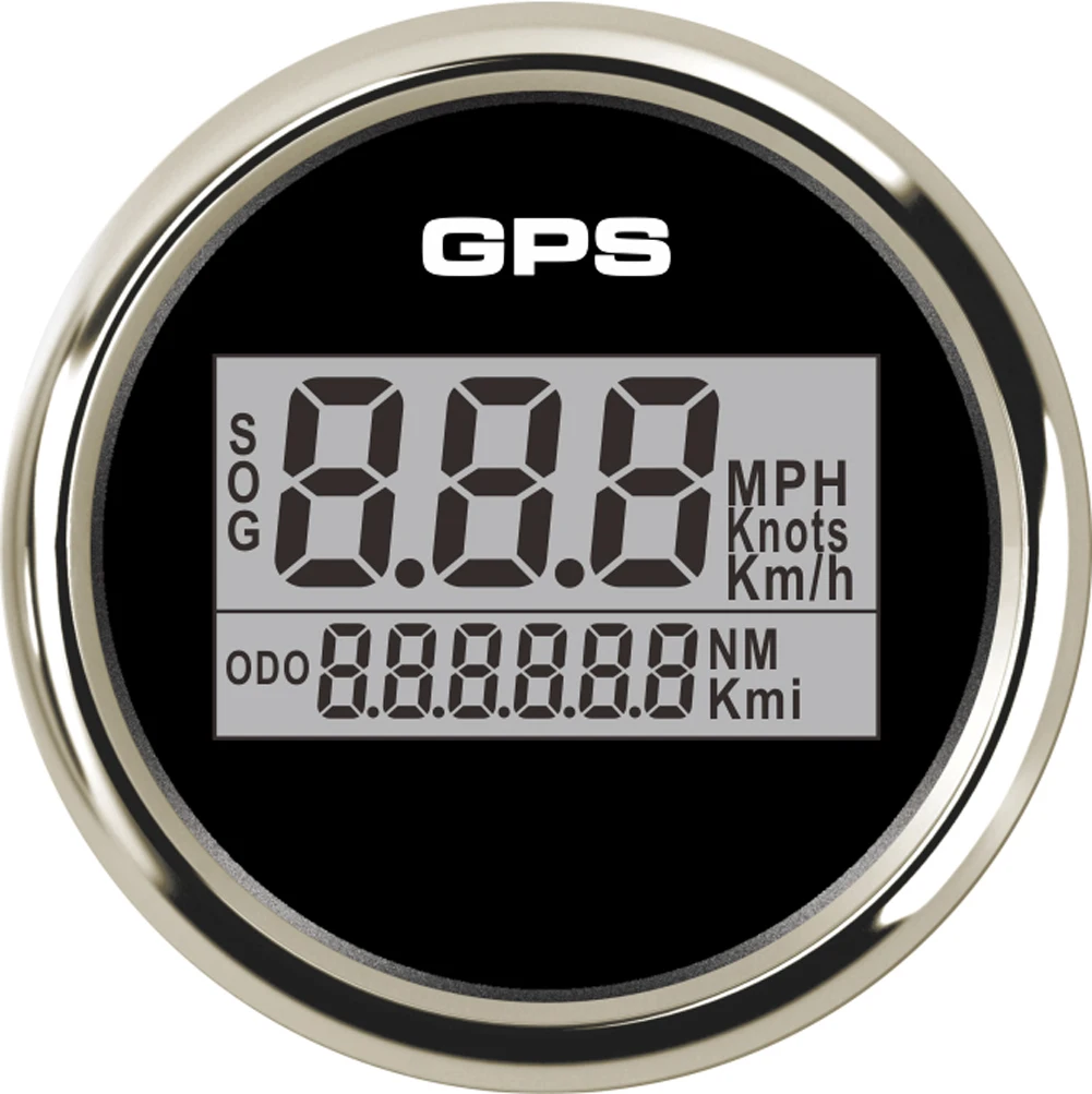 Универсальный цифровой GPS-Спидометр SAMDO 7 цветов подсветка 52 мм измеритель SOG ODO