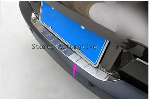 

Наружная защита заднего бампера, накладка на багажник, ступенчатая накладка, 1 шт., для Volkswagen Tiguan 2015 2014 2013 2012 2011 2010