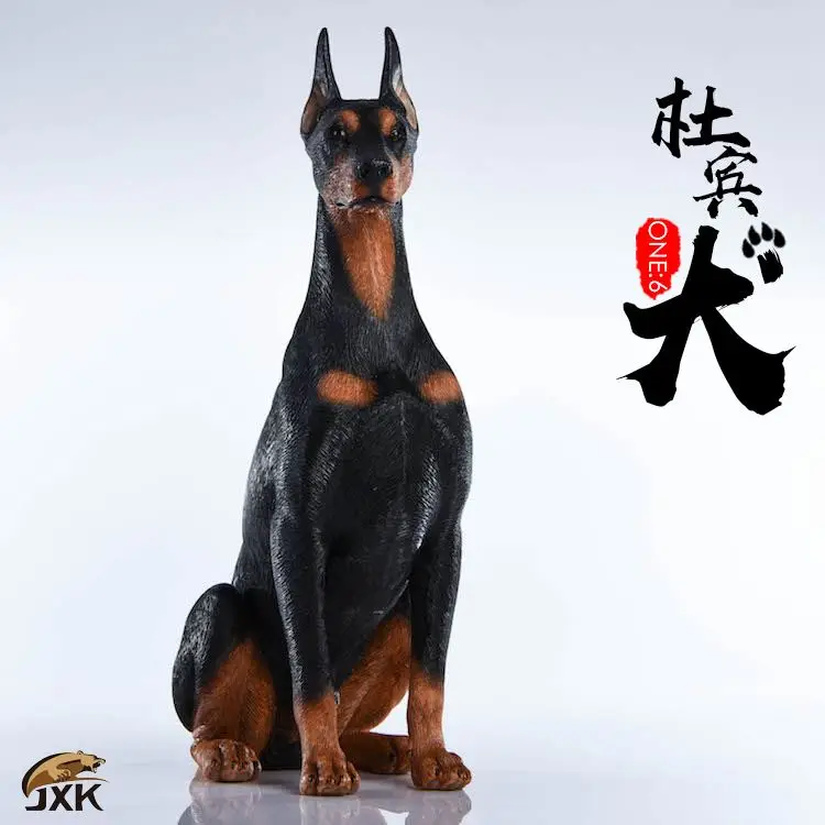 1/6 масштаб модель животного JxK004 Doberman Pinschers игрушки модельки животных подарок для 12 дюймов фигурка сцены Acces коллекция