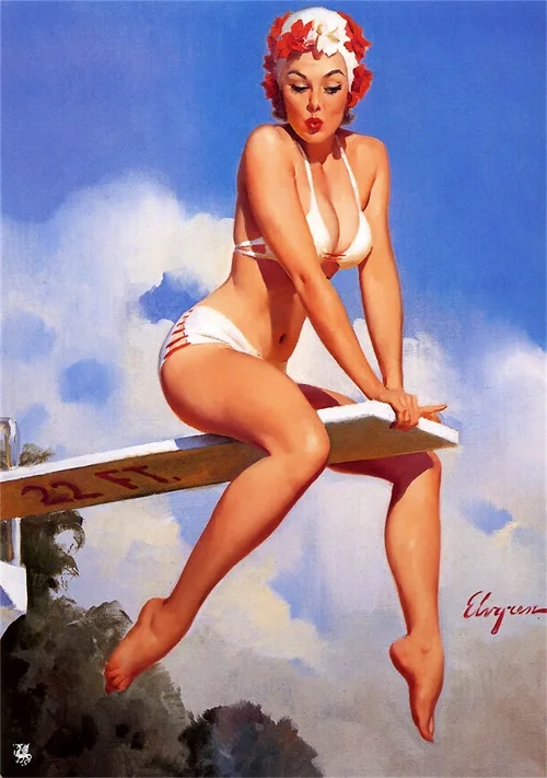 Пикник хот-дог Pin Up поп-арт карта постер классический винтаж ретро крафт-холст