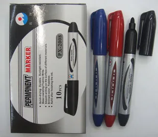 

QSHOIC 10pcs/set shipping bulk mark pen mark pen oil box head mark pen PX-2008