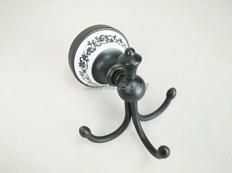 Новое поступление европейский античный черный бронзовый крючок для халата