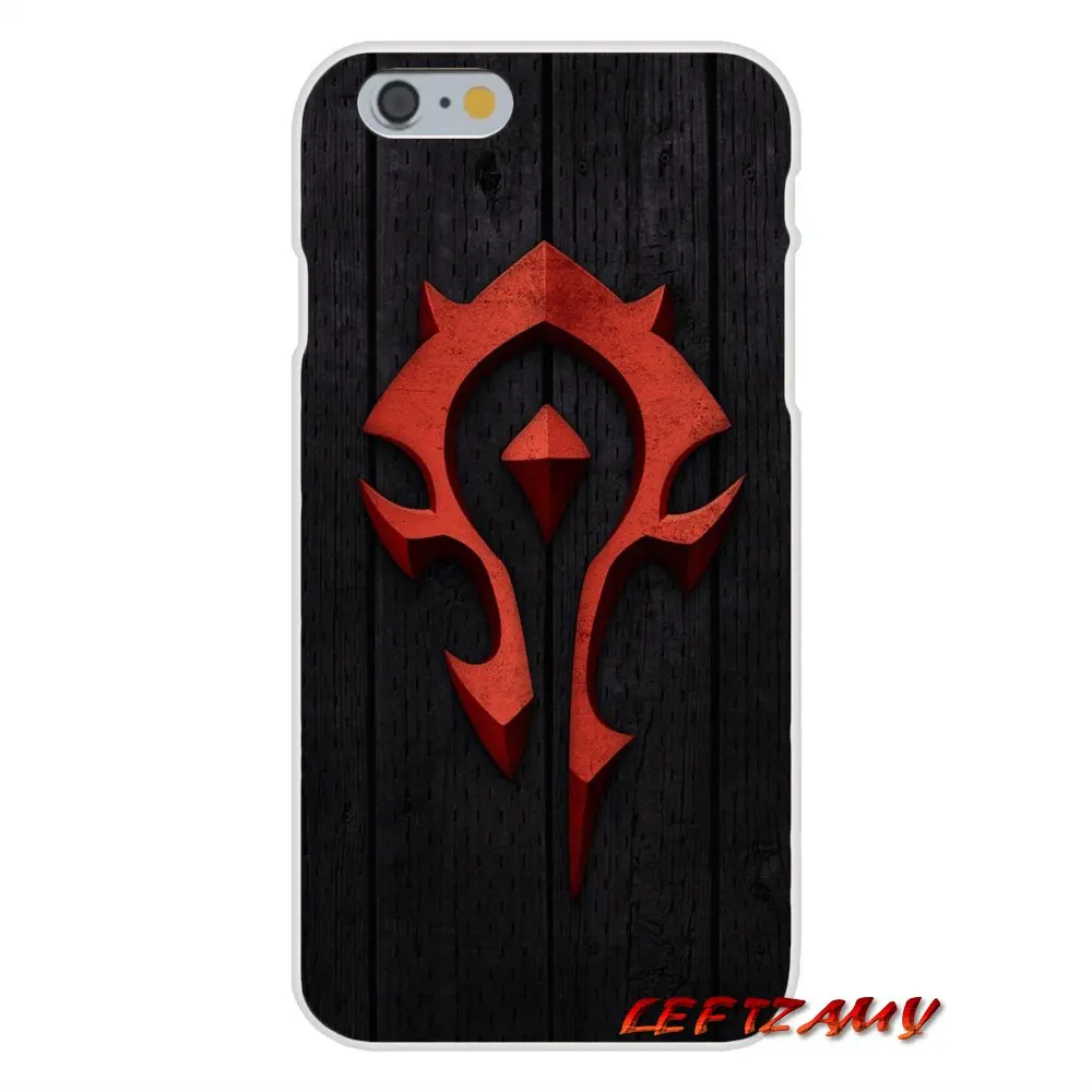 Для iPhone X 4 4s 5 5S 5C SE 6 S 7 8 Plus игра WOW World of Warcraft horde аксессуары чехлы для телефонов |