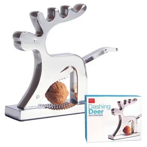 

[ Fly Eagle ] Chrome Reindeer Nut Cracker design, fun, ideal Christmas Gift Idea NC09 New