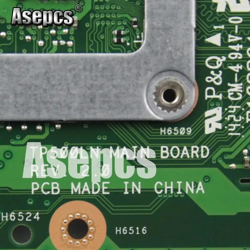 

Asepcs TP500LA/TP500LN Laptop motherboard For Asus TP500LA TP500LD TP500LN TP500L TP500 Test original mainboard 4G RAM I3-4030U