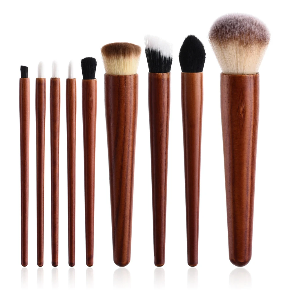 9 шт. Pro Макияж Кисти Набор Фонд Powder Eyeshadow Карандаш для глаз кисть губ инструмент |