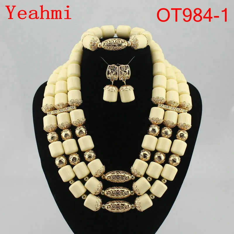 Fashion Jewelry Sets African Beads Jewelry Set Nigerian Wedding African Beads Necklace Set African Jewelry Set OT984-1