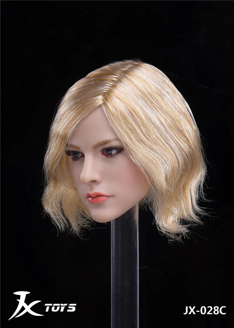 Весна 1/6 лепка головы с длинными/короткими вьющимися волосами модель