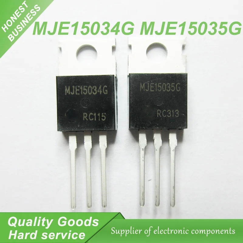 10 шт. аудио усилитель MJE15034G MJE15035G MJE15034 MJE15035 TO 220|tube amplifier tube|tube amplifiertube audio |