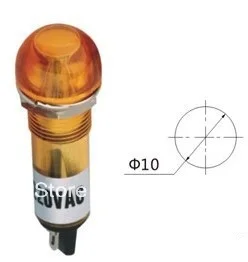 Светосветильник индикатор XD10-5 DC24V AC220V 10mm | Освещение