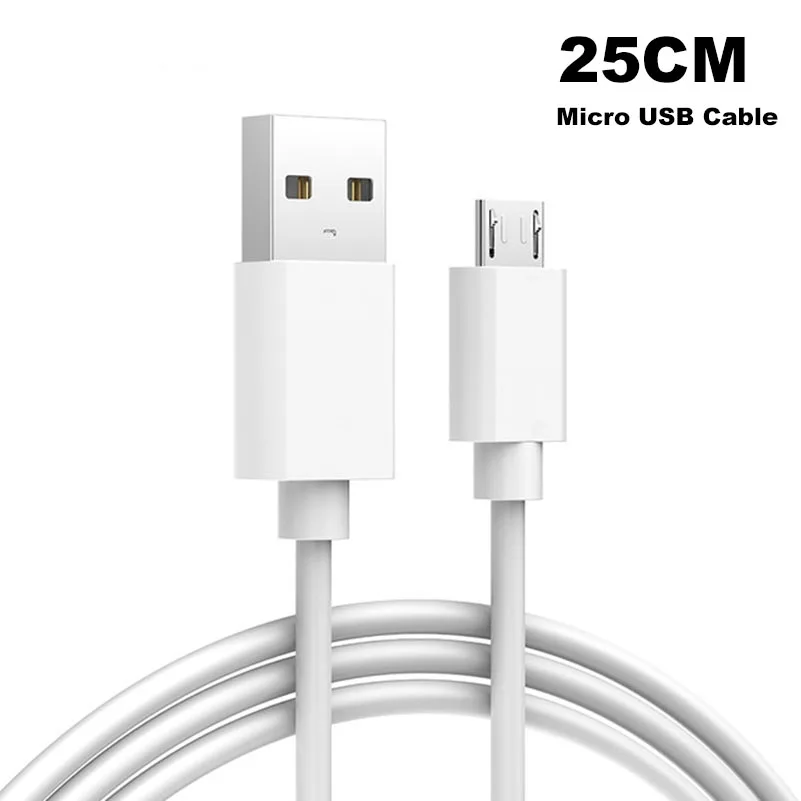 Micro USB кабель AFC быстрое зарядное устройство для samsung Xiaomi Redmi Note 6 5 5A pro huawei Android USB кабель для передачи Данных Планшет usb зарядный шнур - Тип штекера: 25cm Cable