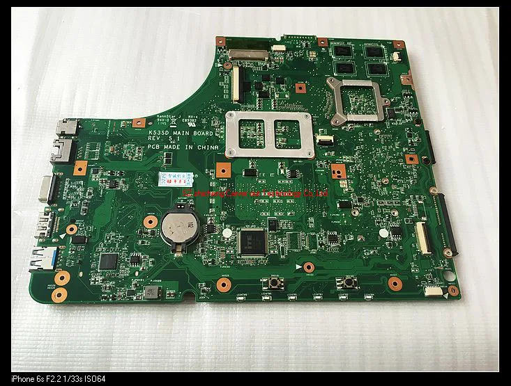 Материнская плата для ноутбука ASUS K53SD системная 5 1 HM65 DDR3 N13M GE1 S A1 Дискретная