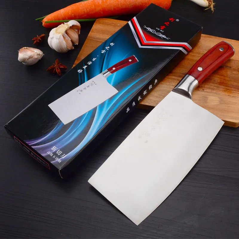 

Кованый нож шеф-повара ручной работы из плакированной стали, кованый нож, Профессиональные Кухонные ножи для мяса, овощей, нарезки инструме...