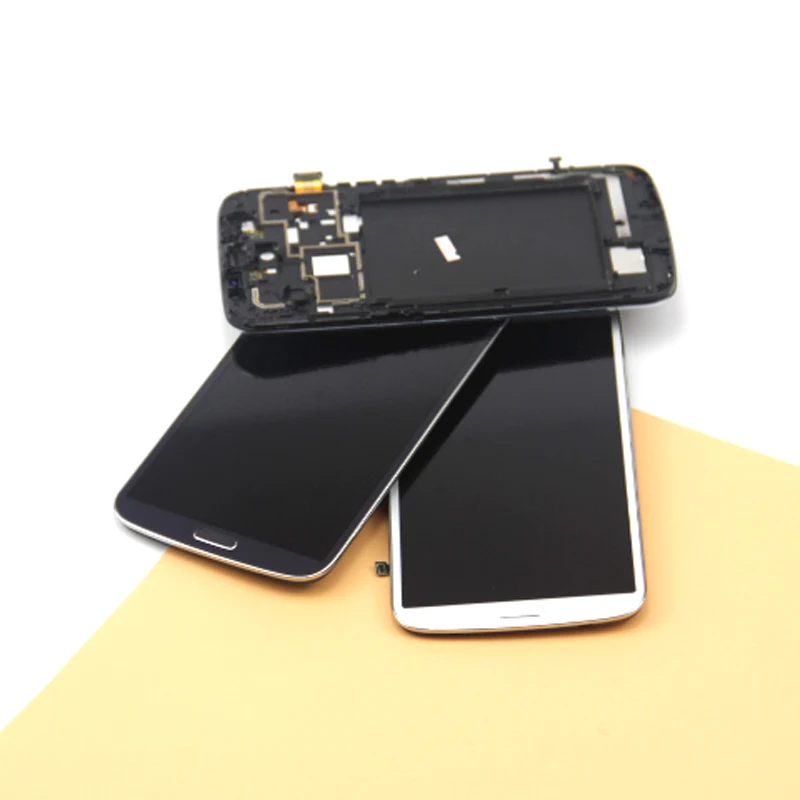 LCD With Frame for sumsung glaxy mega 6.3 GT-I9200 i9205 screen display monitors touch panels lcd Assembly Digitizer | Мобильные
