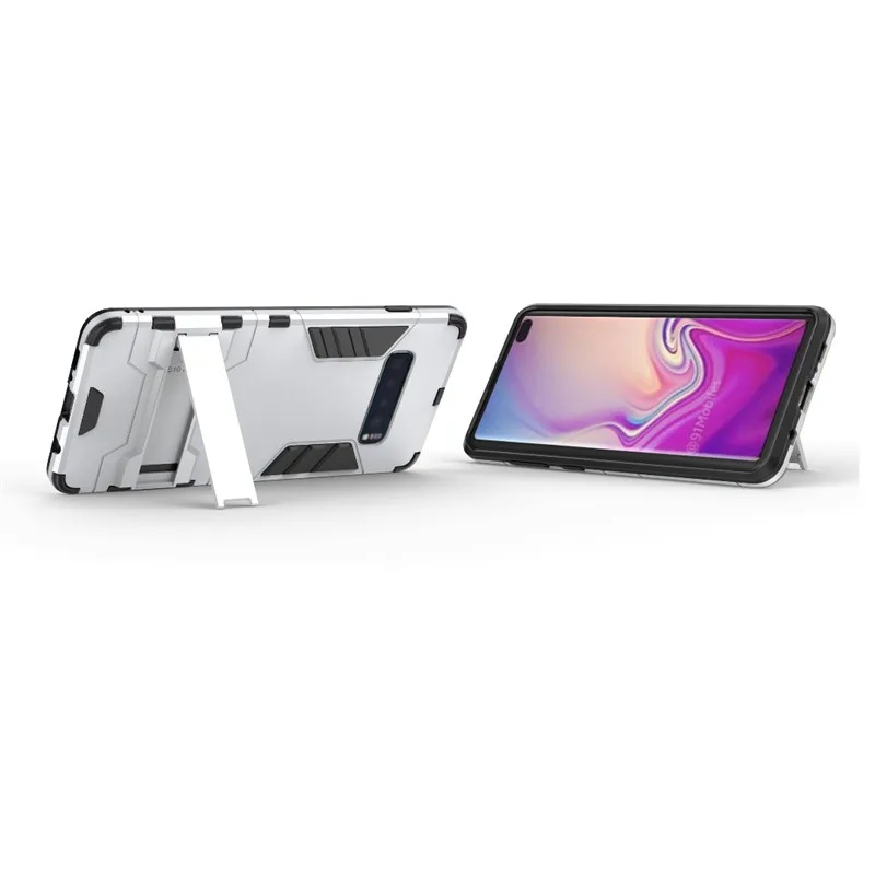 Kick stand Armor Anti Shock proof Phone Coque Holder Back Case For Samsung Galaxy M10 A30 A50 S10 Plus S10e Note9 S9 A9 2018+ |