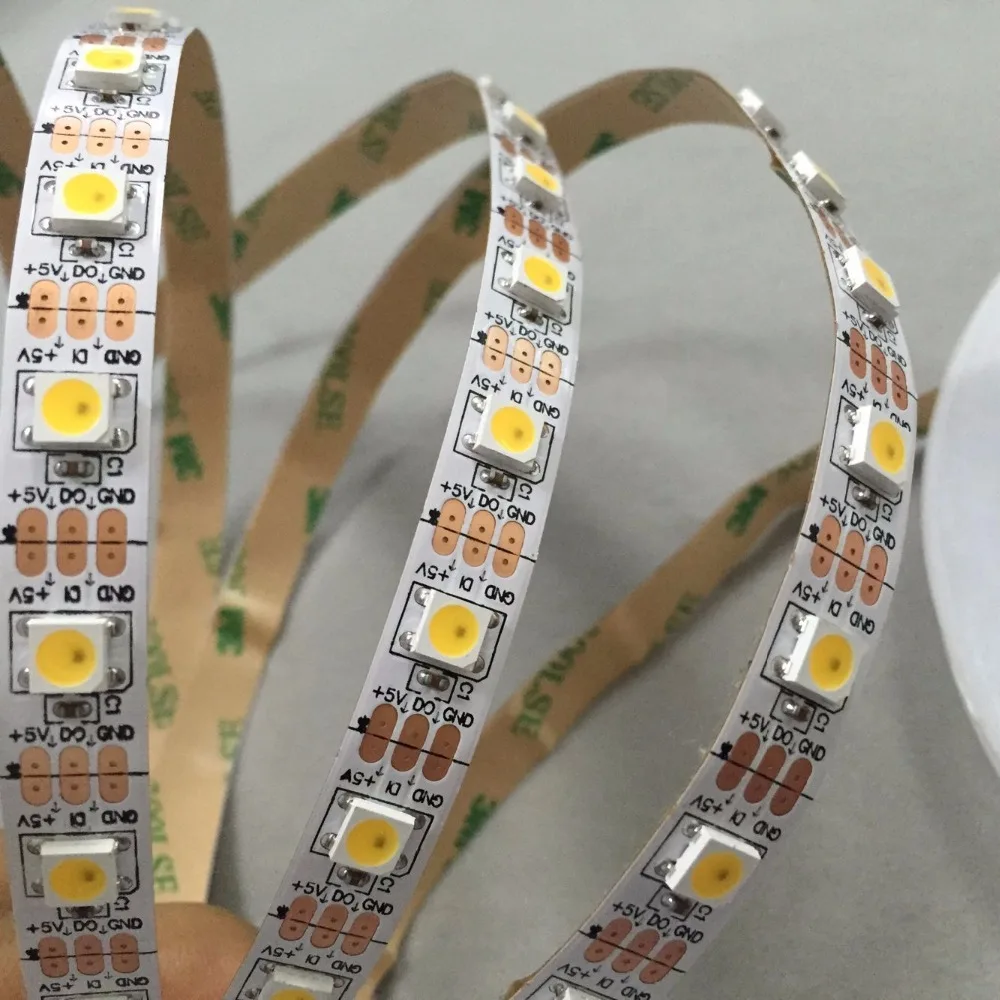 Пиксельная Светодиодная лента WS2812B холодного белого цвета 4 м 60