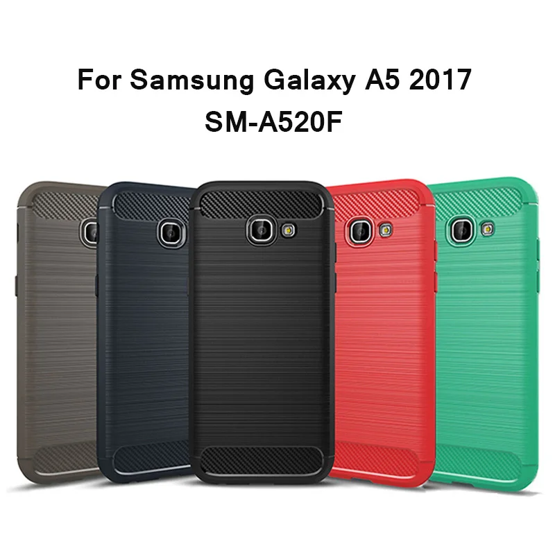For Soft Case Samsung Galaxy A5 2017 Cover Silicone Back Phone SM-A520F A520 |