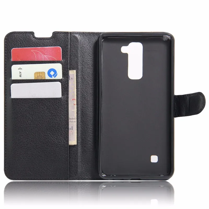 Чехол для LG Stylus 2 из искусственной кожи с защитой крышки и карманом.