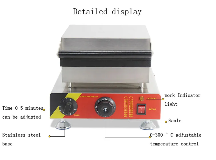 

Commercial 4pcs Christmas Tree lolly waffle maker, lolly sticks waffle machine,Lolly Waffle Stick Baker