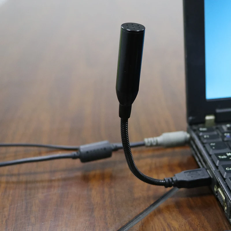 USB микрофон компьютерный Регулируемый Настольный мини анти-шум аудио для