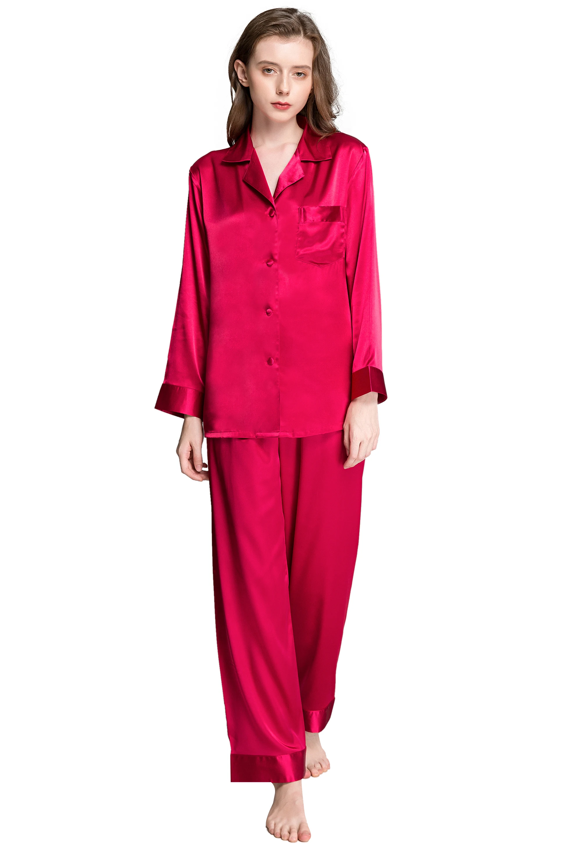 Женская шелковая атласная пижама пижамный комплект пижамы для дома S M L XL 2XL 3XL