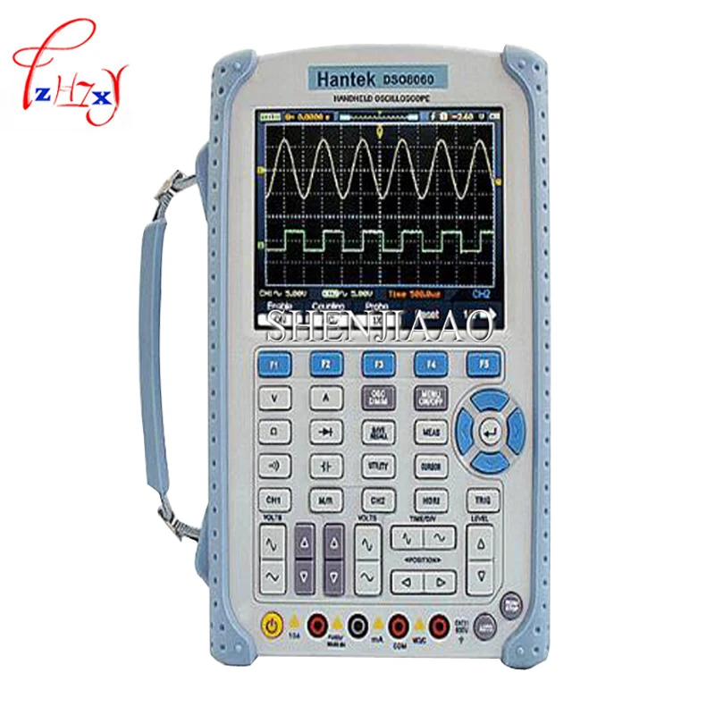 Новый Hantek DSO8060 Портативный Осциллограф портативный цифровой мультиметр