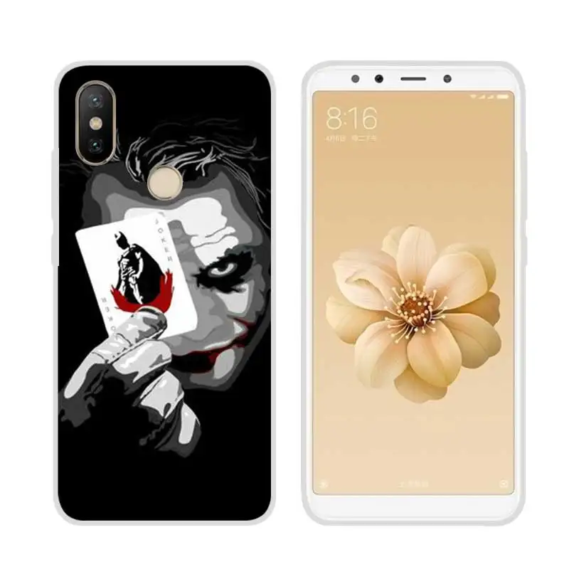 Чехол для Xiaomi MI 6X A2 5 99 дюйма прозрачные силиконовые чехлы телефонов с рисунком Xi |
