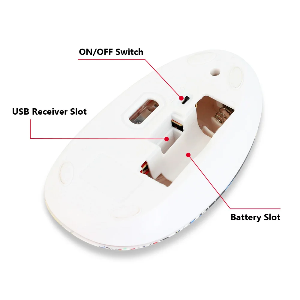 JONSNOW USB Беспроводная мышь 1600 dpi Регулируемая оптическая компьютерная оптическая игровая мышь 2,4 ГГц эргономичные мыши для ноутбука ПК
