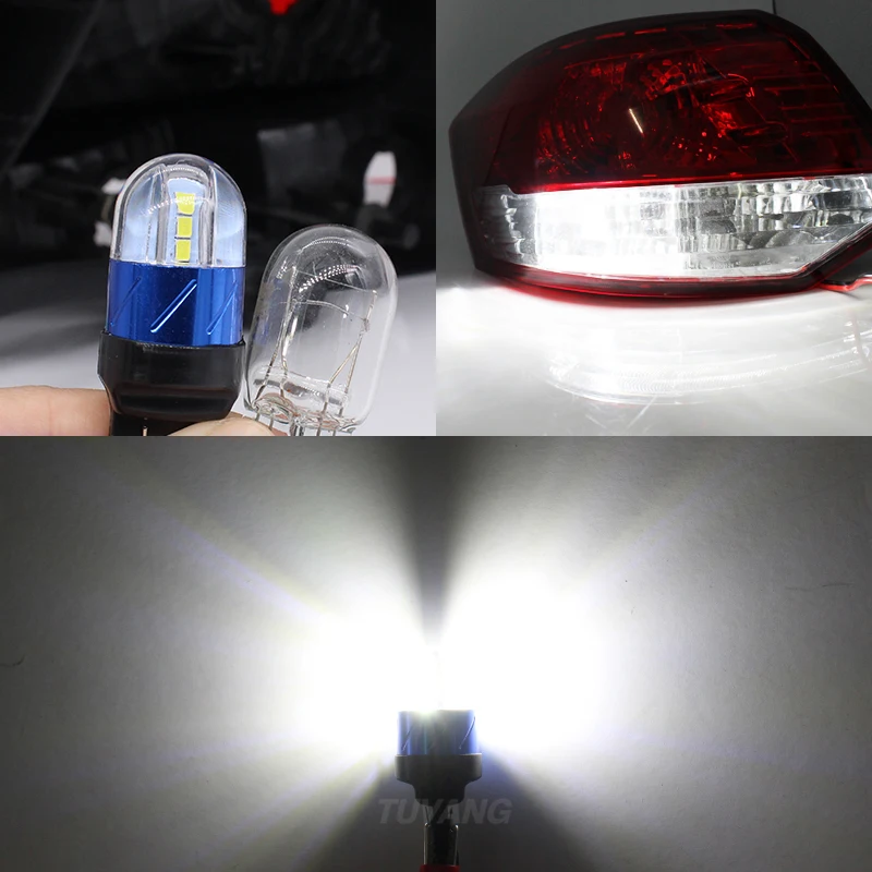 2 шт. Автомобильные светодиодные сигналы поворота T20 7440 W21W 3030 6SMD | Автомобили и