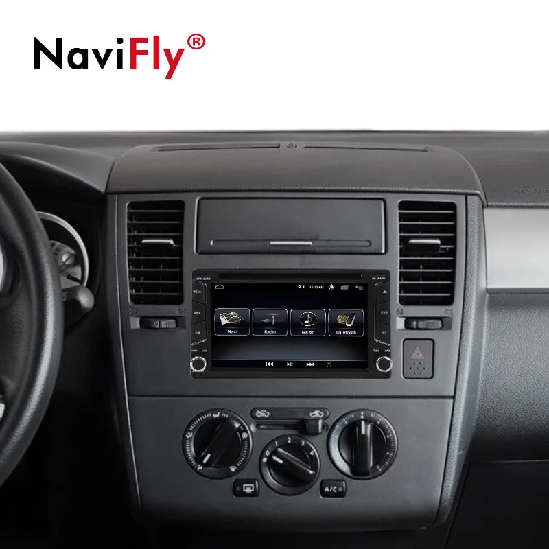 NaviFly 2Din универсальный Android 8 1 Автомобильный GPS RDS Cassete для Nissan Toyota Peugeot KIA