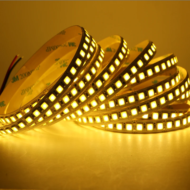 Светодиодная лента 12 в пост. Тока 5 м 5054 SMD RGB 120 светодиодов/м не водонепроницаемая