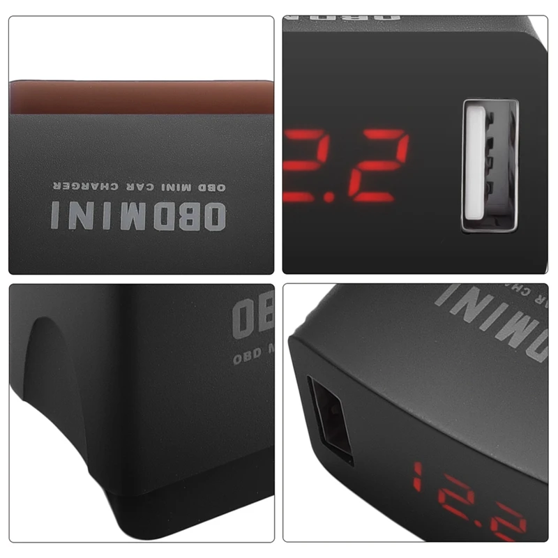 OBD Mini USB Мощность адаптер 16-контактный диагностический разъем бортовой Зарядное
