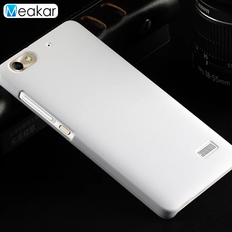 Матовый пластиковый чехол для huawei Honor 4C чехол для huawei Honor 4C G Play Mini CHM-U01 чехол-лента на заднюю панель - Цвет: white