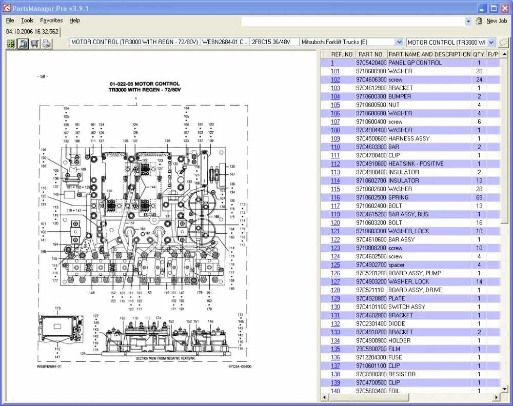 Вилочный погрузчик 2009 запчасти каталог и руководства по обслуживанию для Mitsubishi |