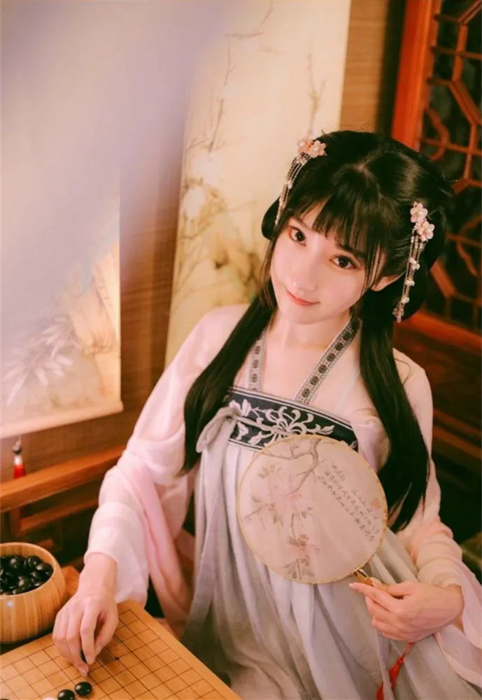 Hanfu костюм для китайских танцев, традиционный сценический наряд для певцов, женское Старинное платье, народный фестиваль, одежда для выступлений DC1133