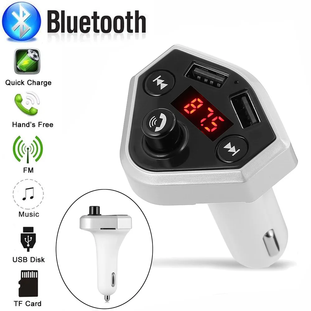 Горячая продажа Bluetooth декодер автомобильный fm передатчик беспроводной радио