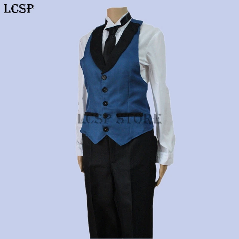 Костюм для косплея черного Батлера Себастьяна михаелиса костюм униформы из