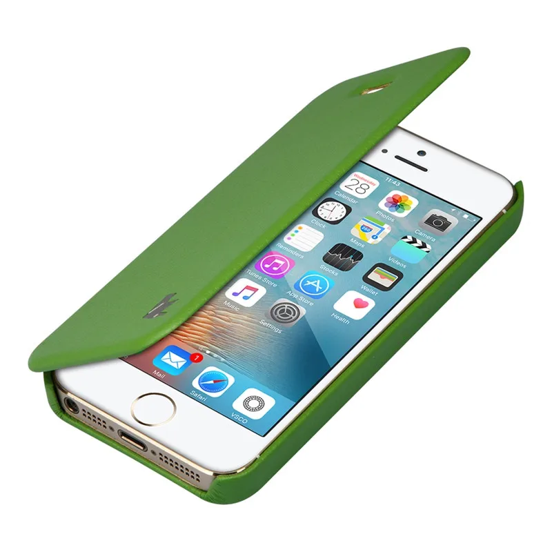 Jisoncase откидная крышка чехол для телефона из микрофибры для iPhone SE 5S 5 Модный дизайн чехол Защитный чехол для телефона люксовый бренд