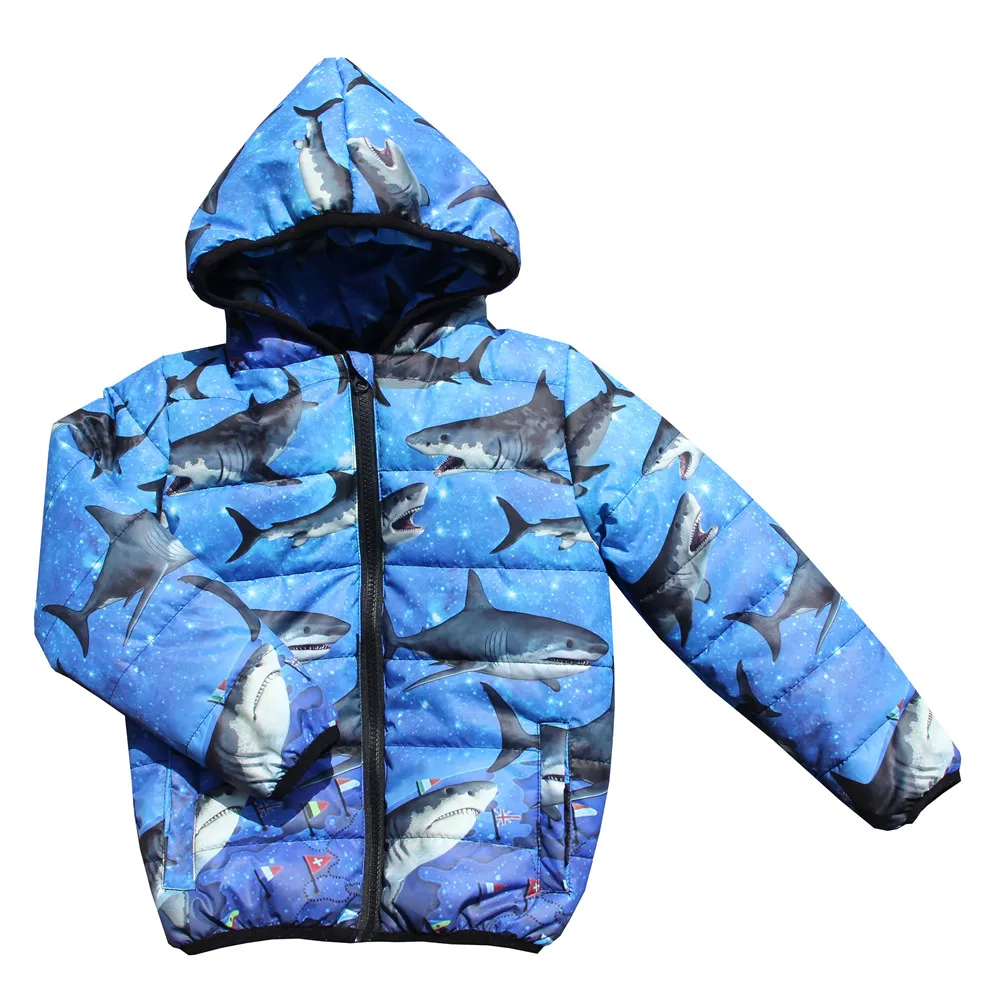 Детское теплое пальто для мальчиков и девочек модная осенне-зимняя куртка с