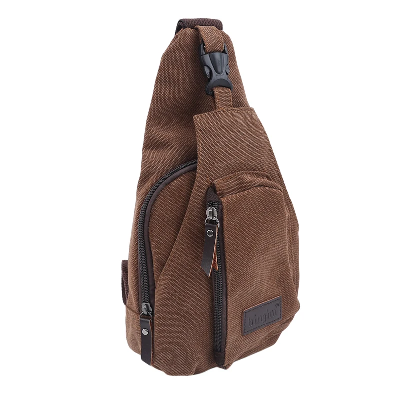 Hot 2019 Fashion Vintage Men Crossbody Bags Chest Bag Canvas Water Proof Handbags For Male Pouch Bum Hip | Багаж и сумки