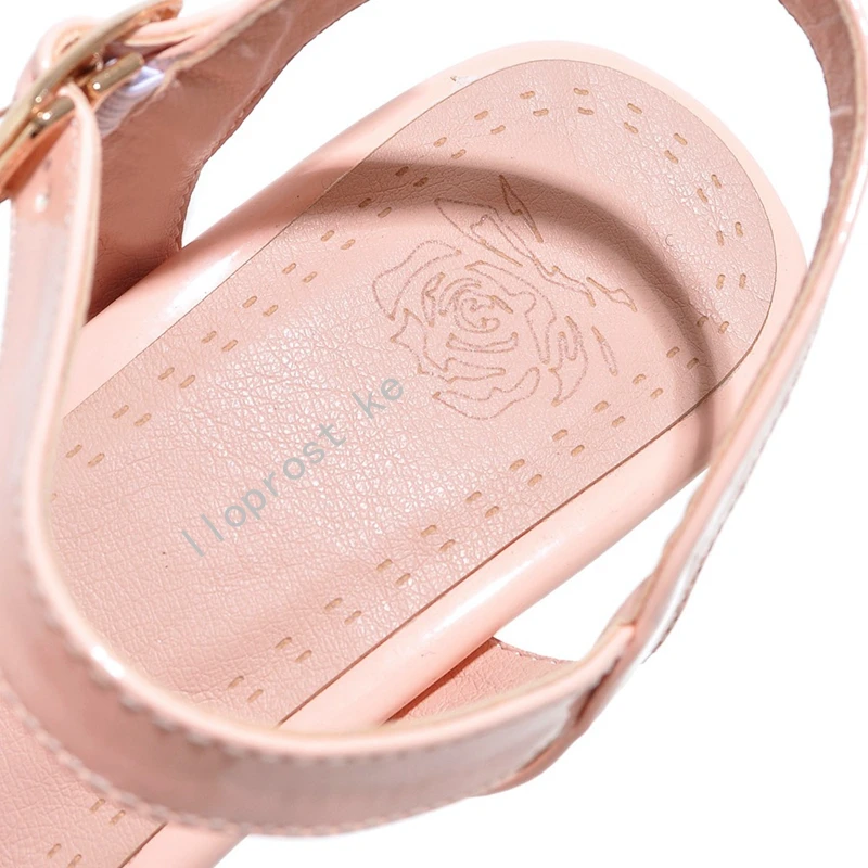 6 см Высокий Каблук Металл Открытым Носком Квадратные Каблуки Мягкая Кожа